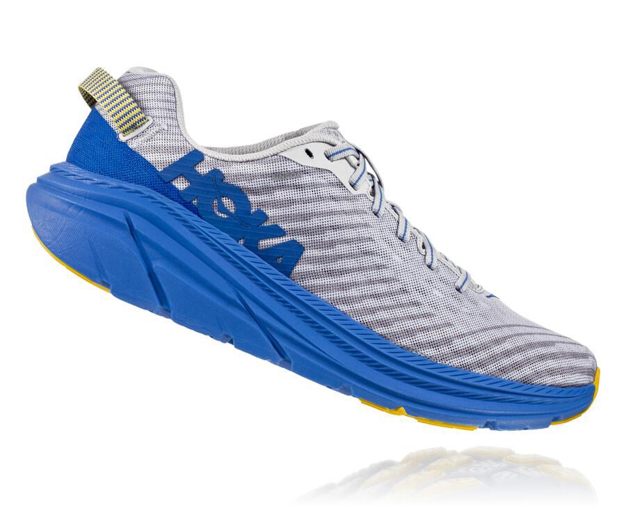 Hoka One One Koşu Ayakkabısı Erkek Gri/Mavi - Rincon - XT5268903